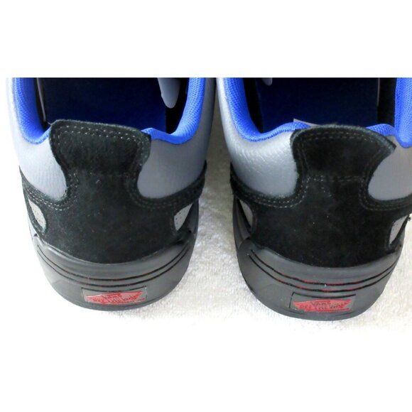 Vans Men's Skate Mixxa Suede Leather Mesh Shoes Black Grey sizes NIB - Picture 5 of 5